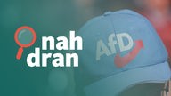 eine Kappe mit dem Logo der AfD 