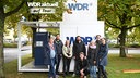 WDR aktuell Newsroomtour in Warburg Digital-Team