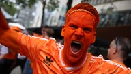 Niederländischer Fußball-Fan in Dortmund