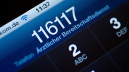 Telefonnummer des Ärztlichen Bereitschaftsdienstes