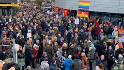 Demo gegen Rechtsextremismus in Wermelskirchen