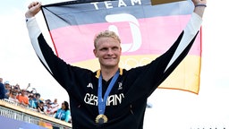 Oliver Zeidler gewinnt die Goldmedaille im Rudern