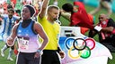 Collage Olympische Spiele - Olympische Kondome