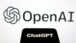 Logos von OpenAI und ChatGPT