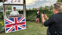 Selfiepunkte zum Partnerland Großbritannien 