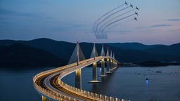 Eröffnung der Peljesac Brücke