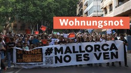 Protest auf Mallorca gegen Massentourismus
