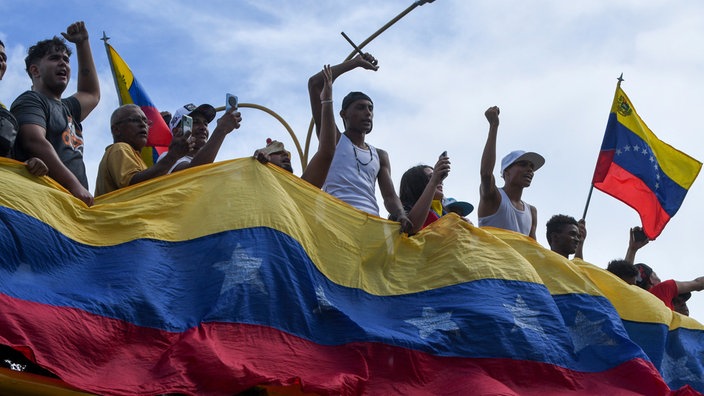 Demonstranten in Venezuela