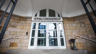 Der Eingang des Verwaltungsgerichts in Gelsenkirchen 