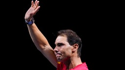 Rafael Nadal nach seinem letzten Spiel als Tennisprofi 