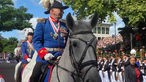 Reitercorps bei der Königsparade in Neuss