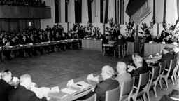 Erste Bundesratsitzung in Bonn am 07.09.49