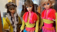Barbie Puppen mit Echtpelz