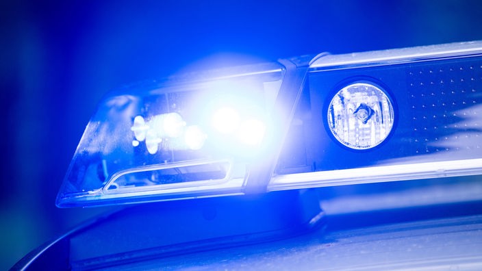 Blaulicht eines Polizeiautos