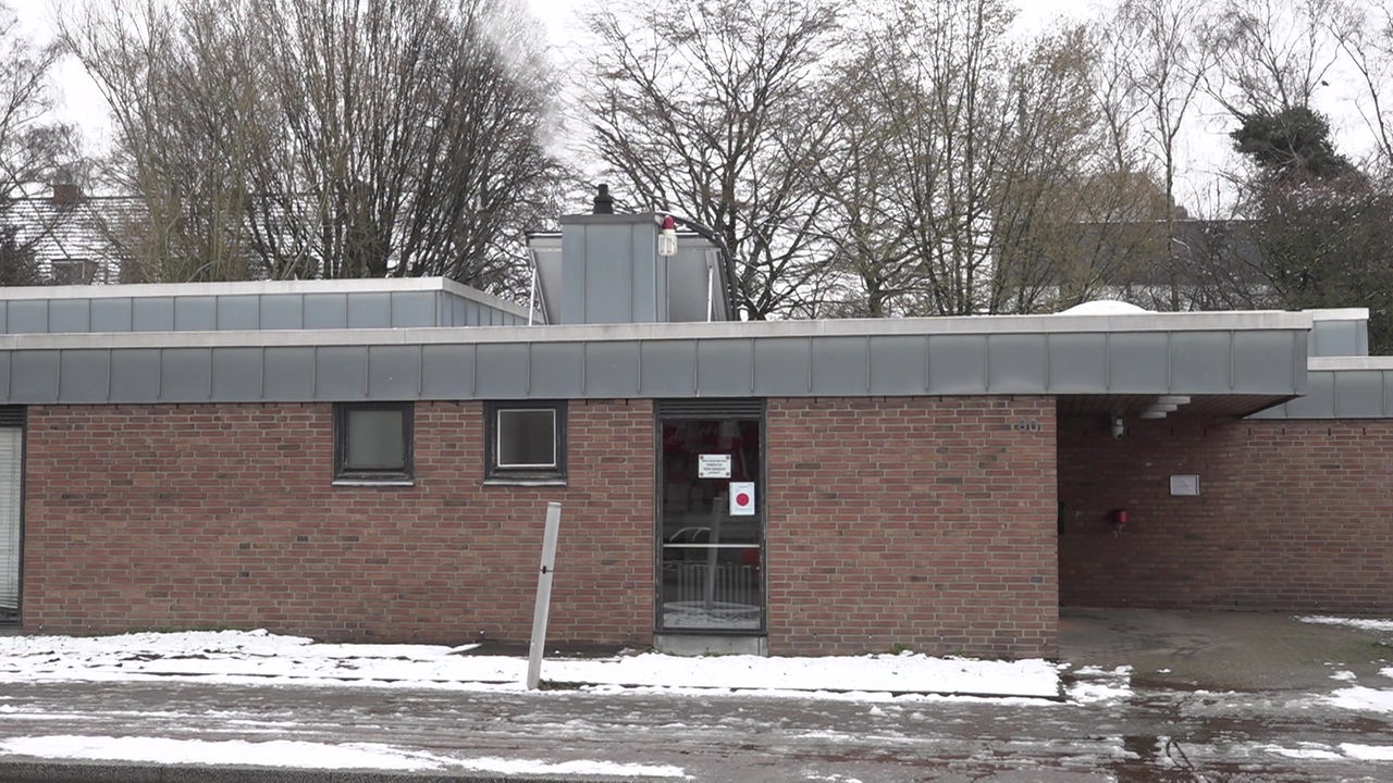 Das Gebäude des neuen Drogenhilfezentrums in Krefeld