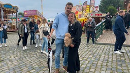 Jana und Phil bei der Düsseldorfer Rheinkirmes