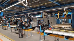 Produktion des Elektroautos