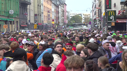 Die Zülpicher Straße an Karneval