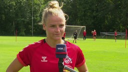 Lena Uebach ist Mitglied der Frauenmannschaft beim 1. FC Köln