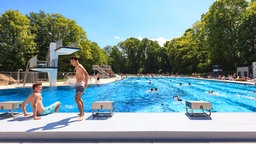 Freibad in Aachen