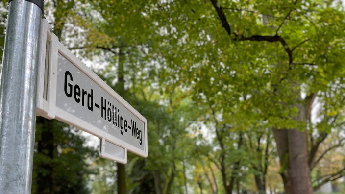 Straßenschild Gerd.Höllige-Weg.