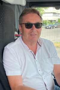 Busfahrer Ludwig Lauter wünscht sich bessere Haltemöglichkeiten für Fernbusse
