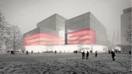  Entwurf für neues Opernhaus in Düsseldorf Am Wehrhahn