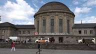Kölns zweitgrößter Bahnhof - zur Fußball EM nicht barrierefrei