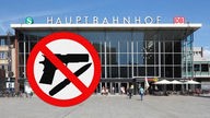 Kölner Hauptbahnhof Waffenverbot