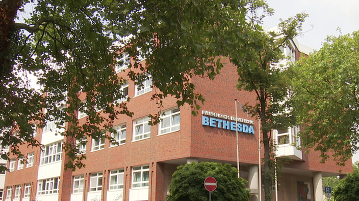 Eingang Bethesda Krankenhaus Duisburg