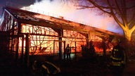 Der verheerende Brand an Neujahr 2020 im Affenhaus des Krefelder Zoos.