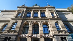 Das Gebäude des Kaiser Wilhelm Museums in Krefeld. Die Kunstmuseen in Krefeld sind als "Museum des Jahres" ausgezeichnet worden.