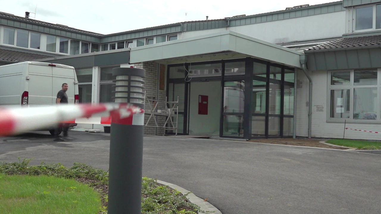 Der neue Eingangsbereich im Marien-Hospital Erftstadt