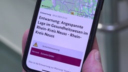 Entwarnung im Rhein-Kreis Neuss über die NINA-App