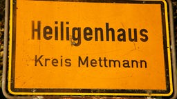 Ortseingangsschild Heiligenhaus