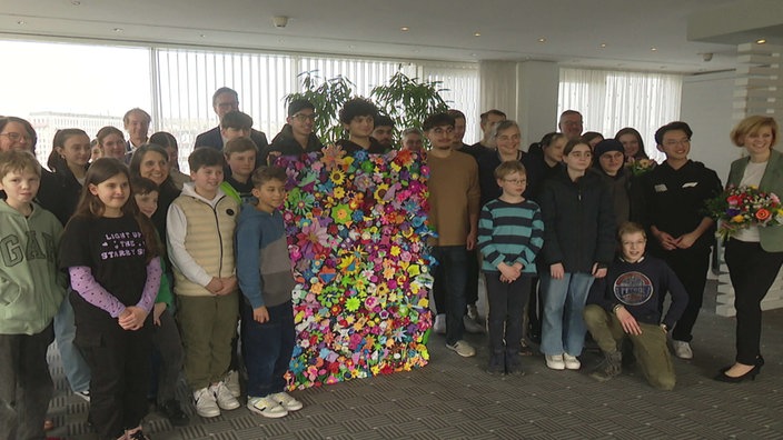 Gruppenfoto der Schulaktion