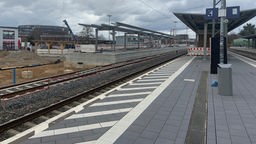 Der Ausbau für den RRX in Leverkusen schreitet voran