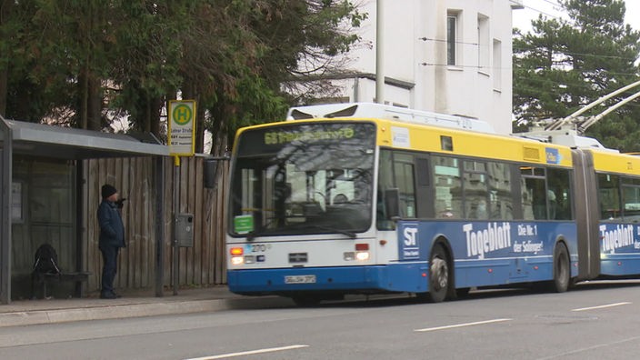 Oberleitungsbus in Solingen