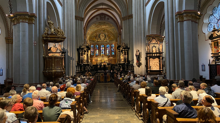 Bild des Gottesdienstes in der Kirche