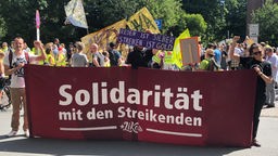 Streik der Uniklinik-Mitarbeiter in Münster