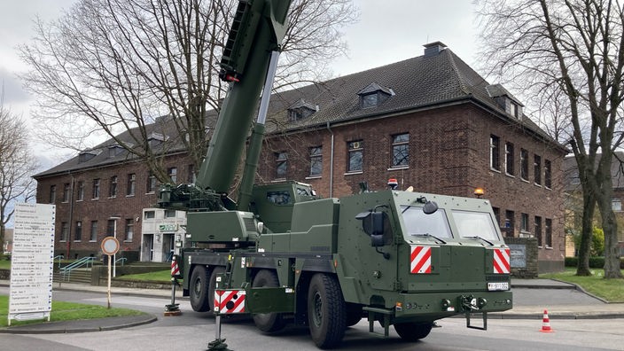 Ein Fahrzeug der Bundeswehr