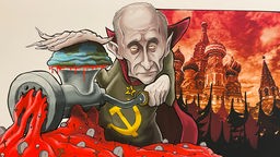 Mottowagen "Blutrünstiger Wladimir"