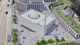 Zeichnung der geplanten Moschee