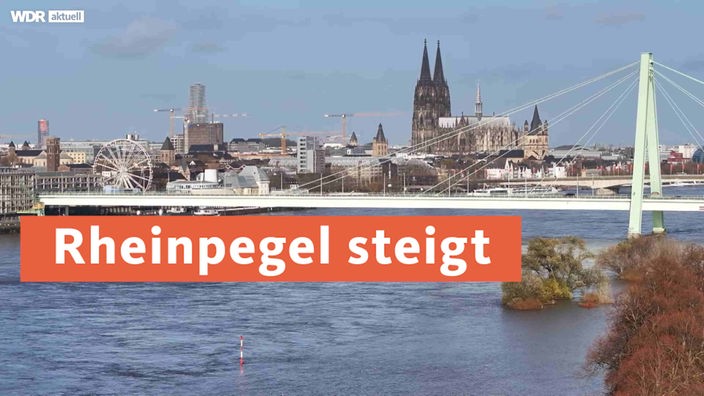 Rheinpegel: Sieben-Meter-Marke erreicht