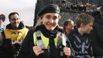 Die Polizei beim Rosenmontagszug in Köln