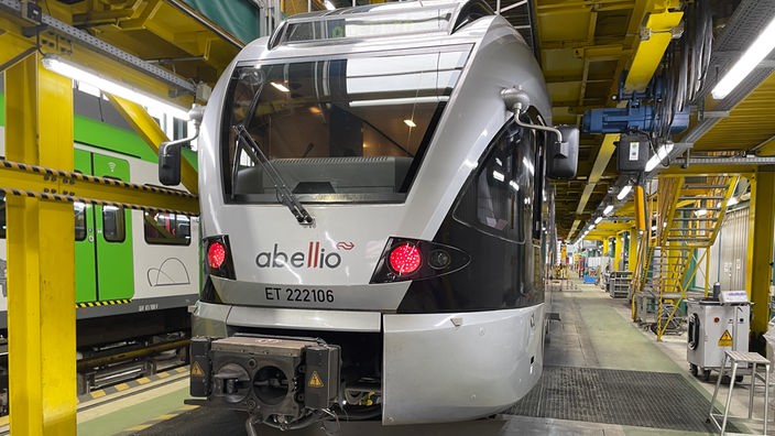 Abellio-Züge werden gecheckt