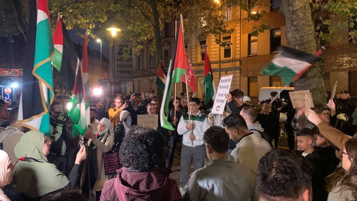 Pro-Palästina-Demo in Duisburg