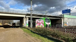 A40-Brücke in Bochum-Hamme 