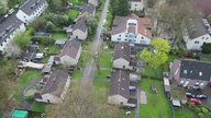 Die Zechensiedlung Litterode in Essen von oben