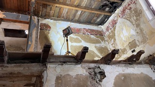 Blick auf die Empore der ehemaligen Synagoge Oberhausen